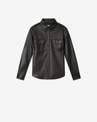 NOEE SHIRT FAUX LEATHER