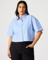 TULA TOP BLUE/WHITE