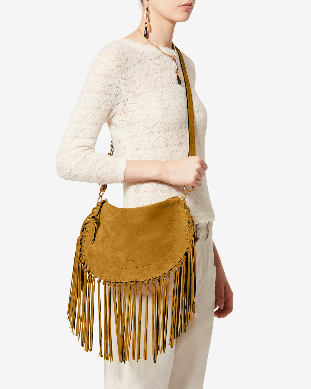 OSKAN SOFT ZIP BAG FRINGE