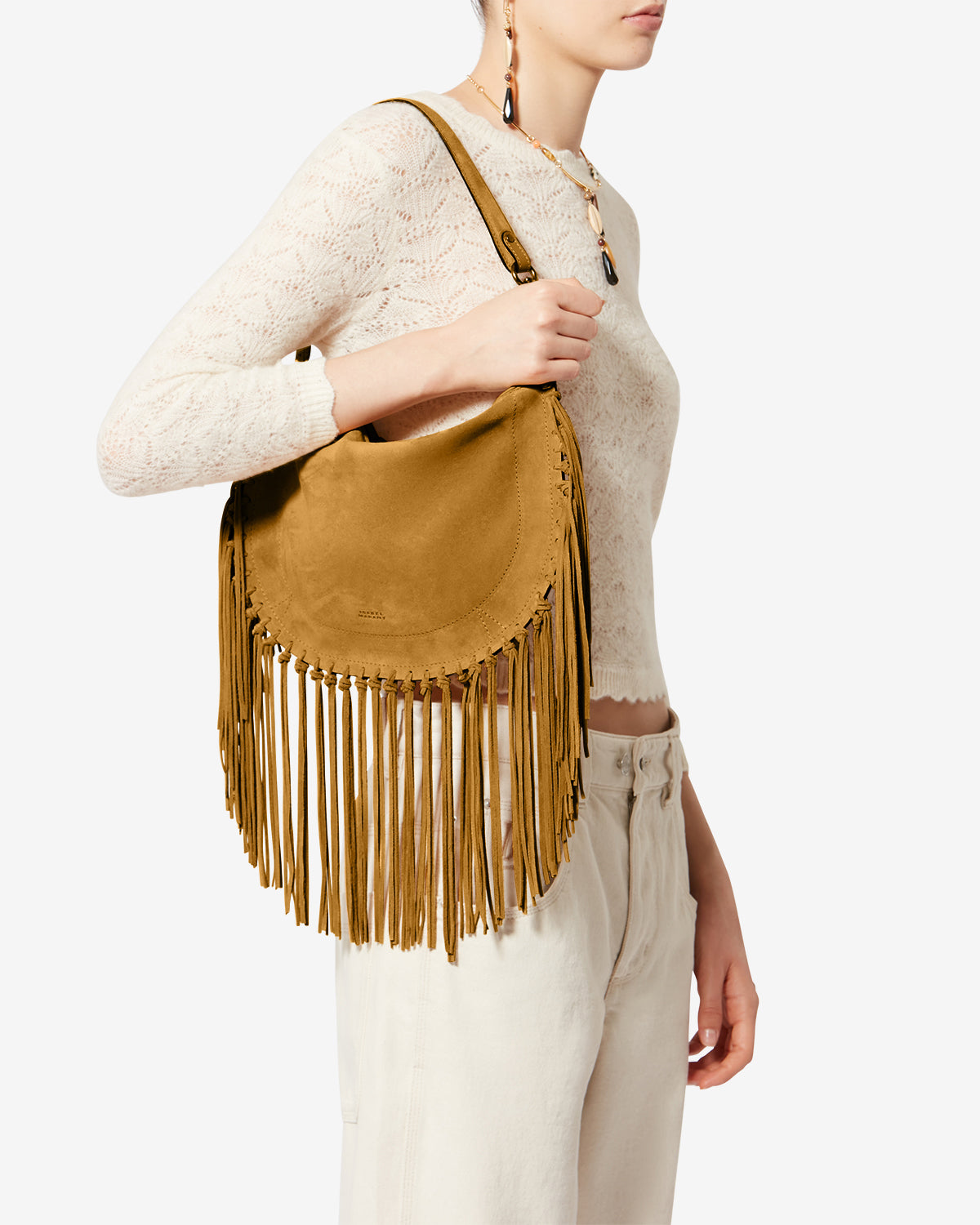 OSKAN SOFT ZIP BAG FRINGE