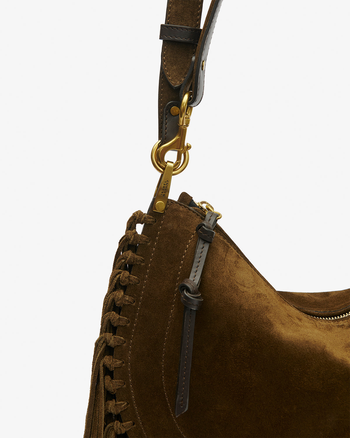 OSKAN SOFT ZIP BAG FRINGES