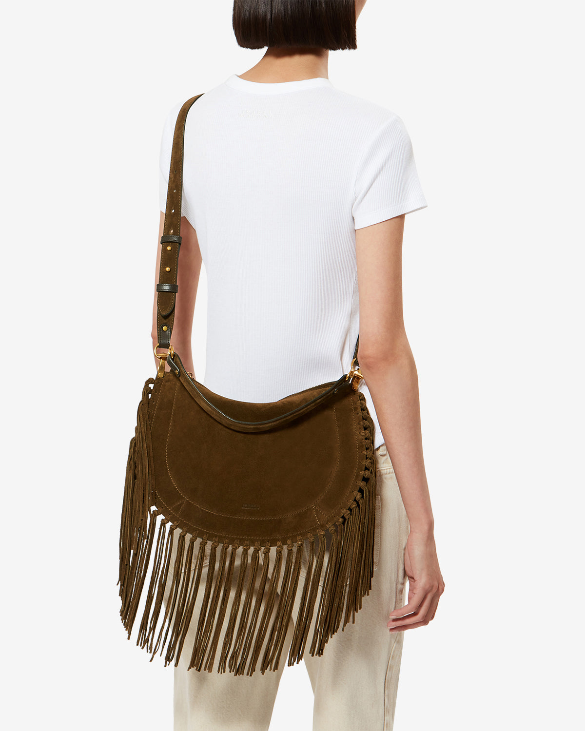 OSKAN SOFT ZIP BAG FRINGES