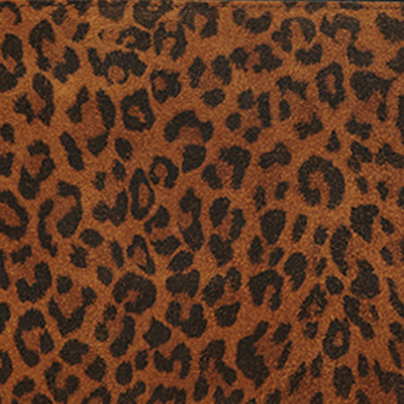 Oskan Suede Leopard Flat Pouch