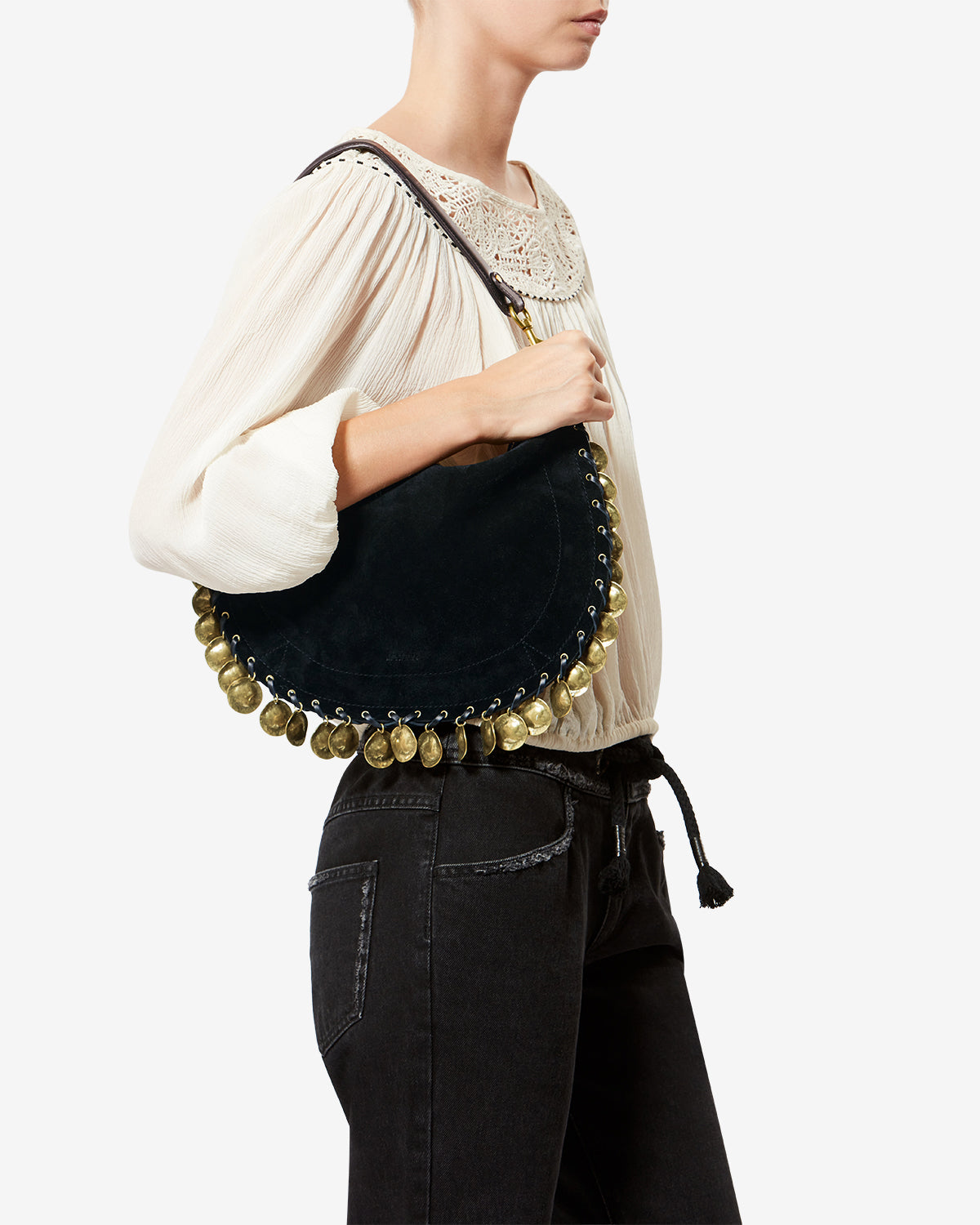 OSKAN SOFT ZIP BAG MEDALLIONS