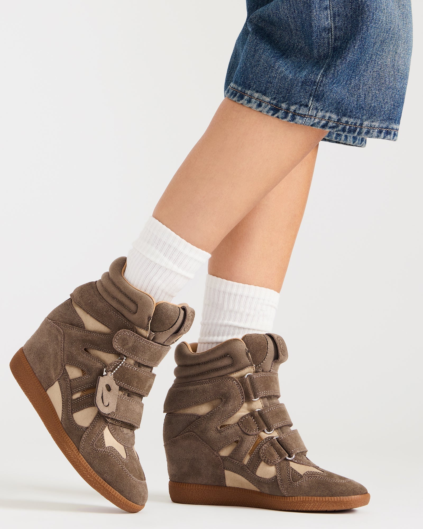 MAVIS NAVY SUEDE